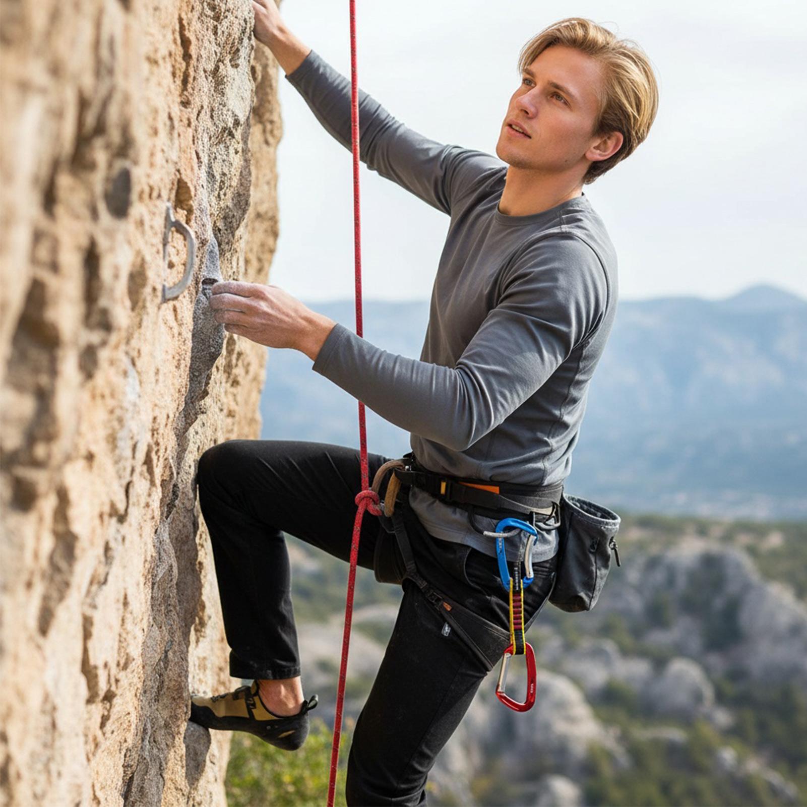 Outdoor Adventure And Travel - Quickdraws Climbing Carabiner Equipment For Climbing