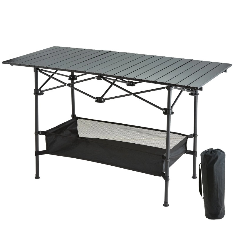 1 PC Portable Folding Camping  – обзор и цена Outdoor Adventure Table With Storage