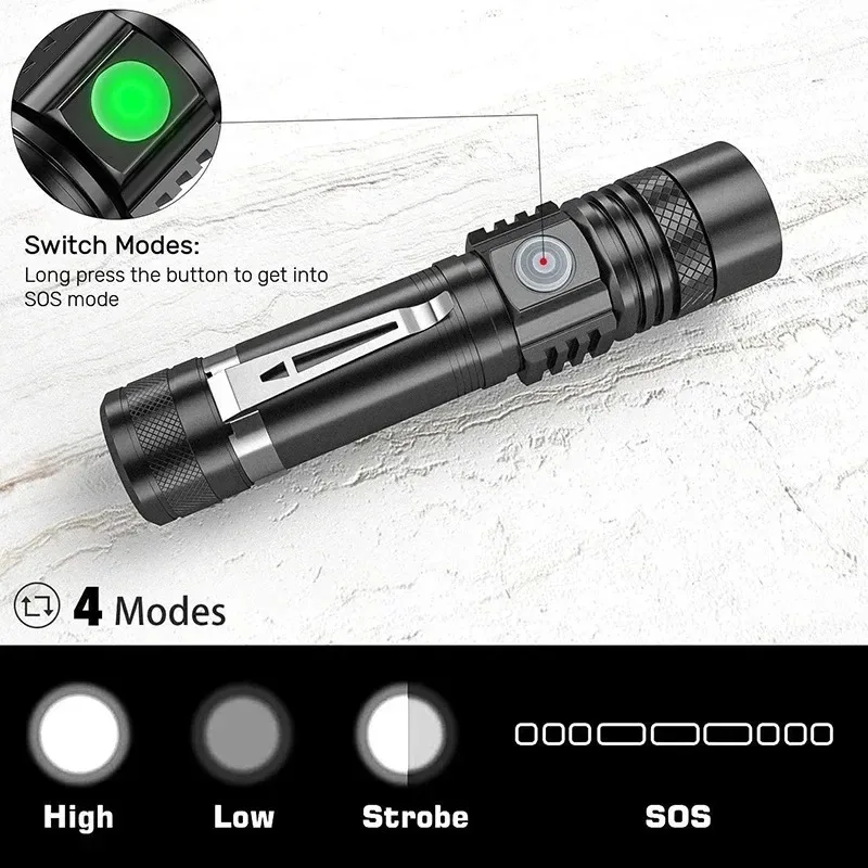 T6 LED Rechargeable Flashlight – обзор и цена Outdoor Adventure Travel