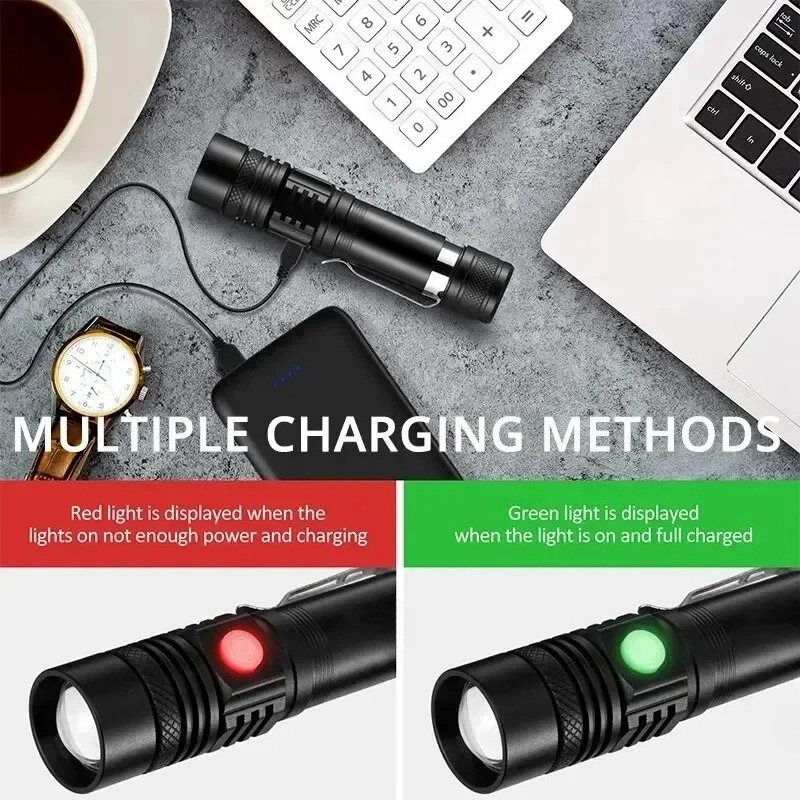 T6 LED Rechargeable Flashlight – обзор и цена Outdoor Adventure Travel