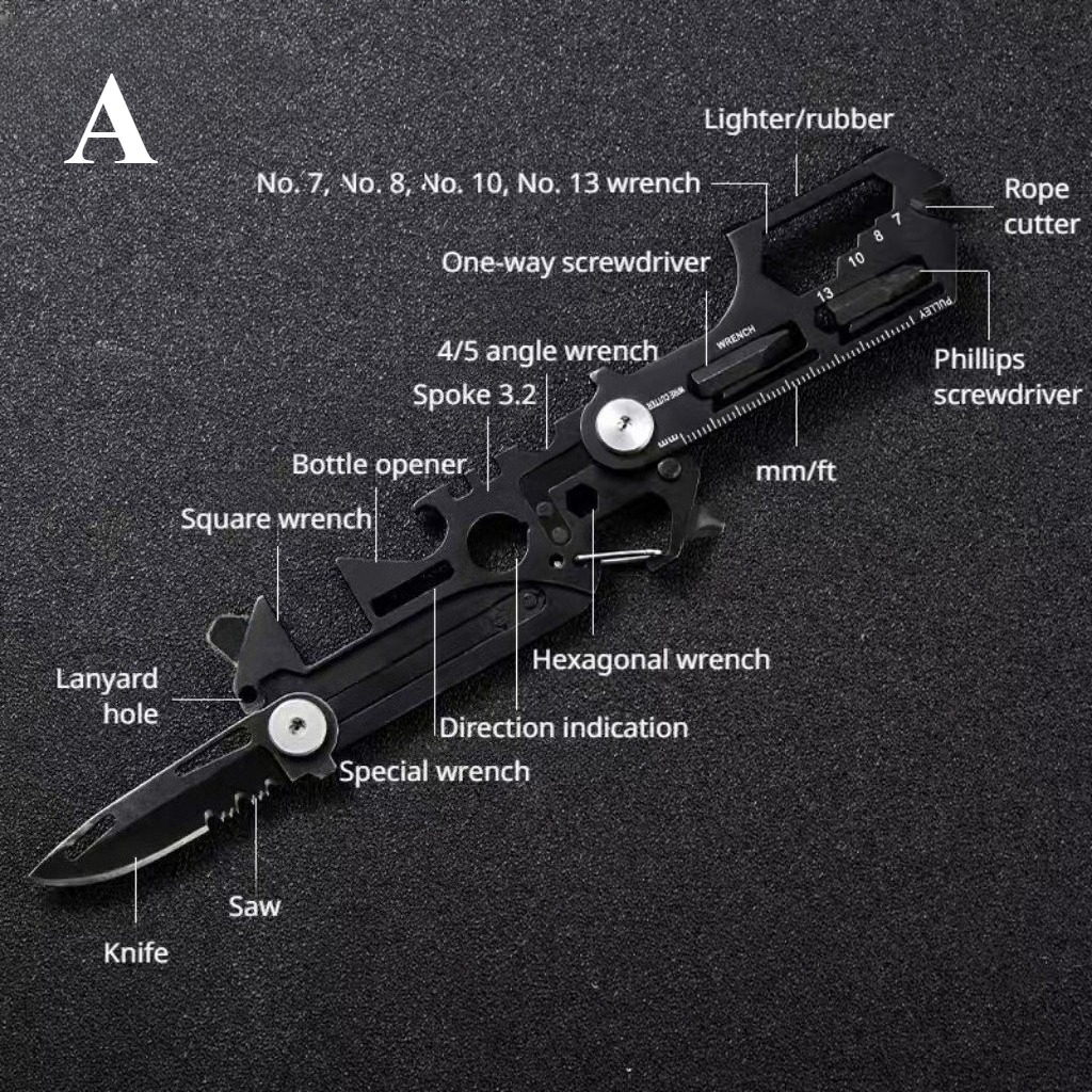 Multifunctional EDC Tool Card  – обзор и цена Camp Knife Multi