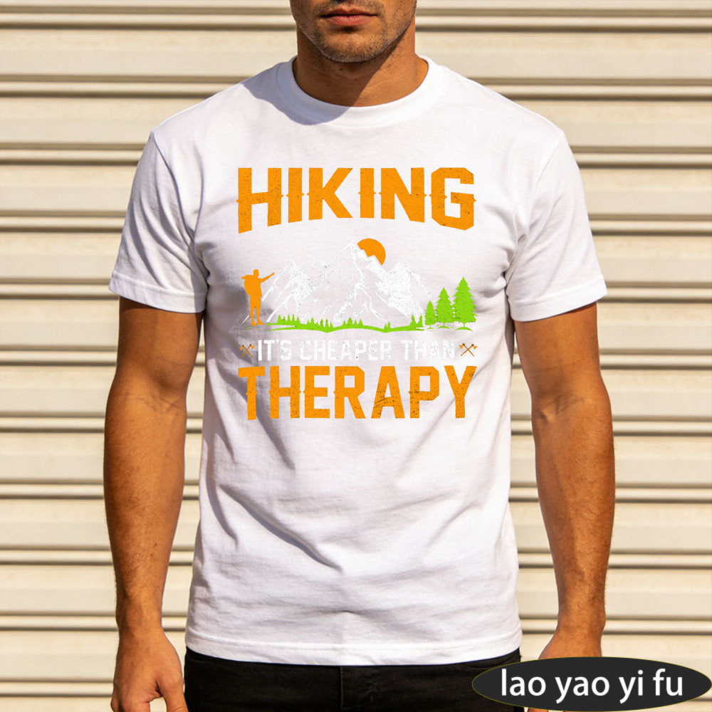 Hiking Therapy Men T-Shirt Cot – обзор и цена Outdoor Adventure Therapy