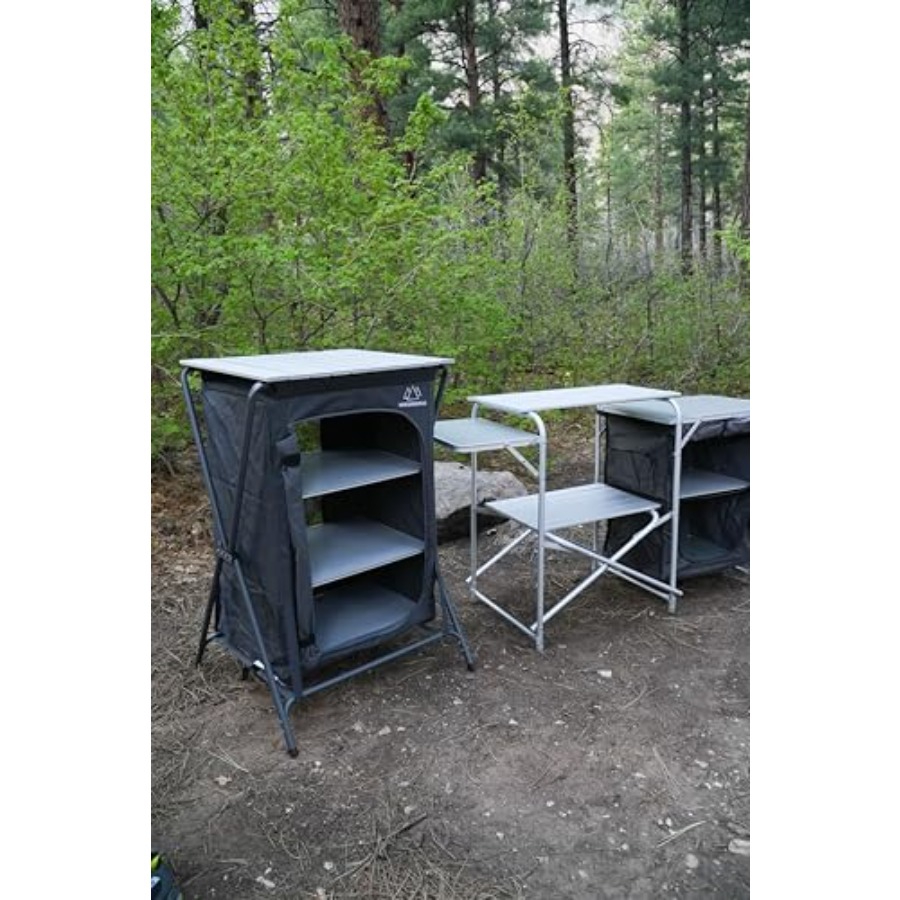Foldable Roll Top Camping Pant – обзор и цена Outdoor Adventure Table With Storage