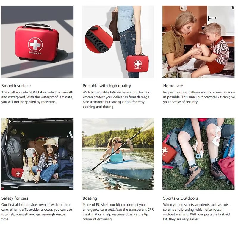 Portable First Aid Kit For Out – обзор и цена Outdoor Adventure And Travel
