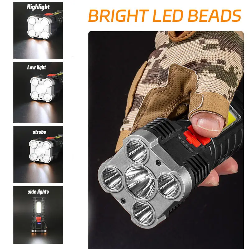 5 LED High Power Led Flashligh – обзор и цена Outdoor Adventure Travel