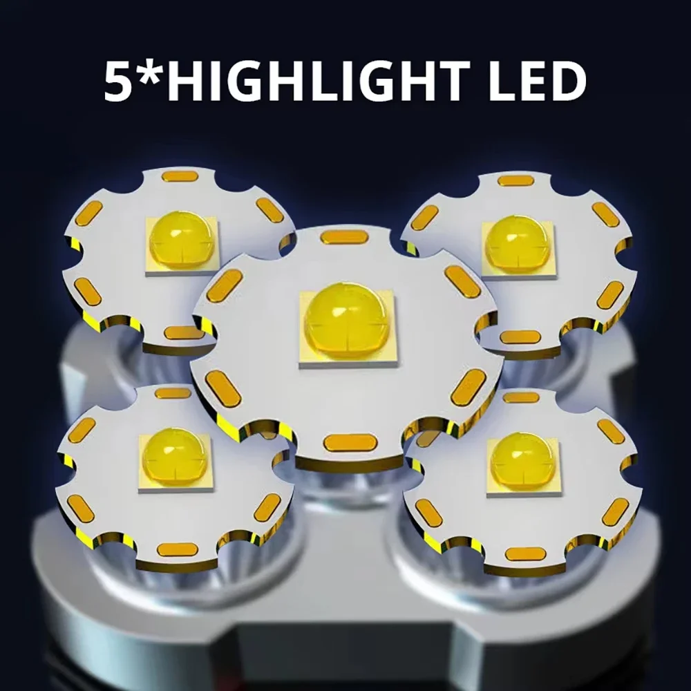 5 LED High Power Led Flashligh – обзор и цена Outdoor Adventure Travel