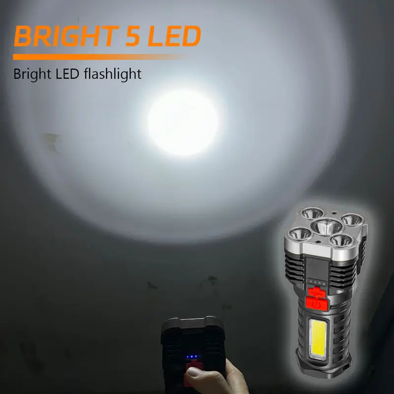 5 LED High Power Led Flashligh – обзор и цена Outdoor Adventure Travel