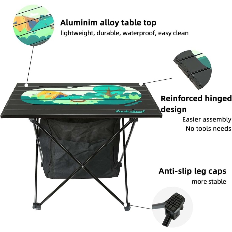 Ultralight Aluminum Portable C – обзор и цена Outdoor Adventure Table With Storage