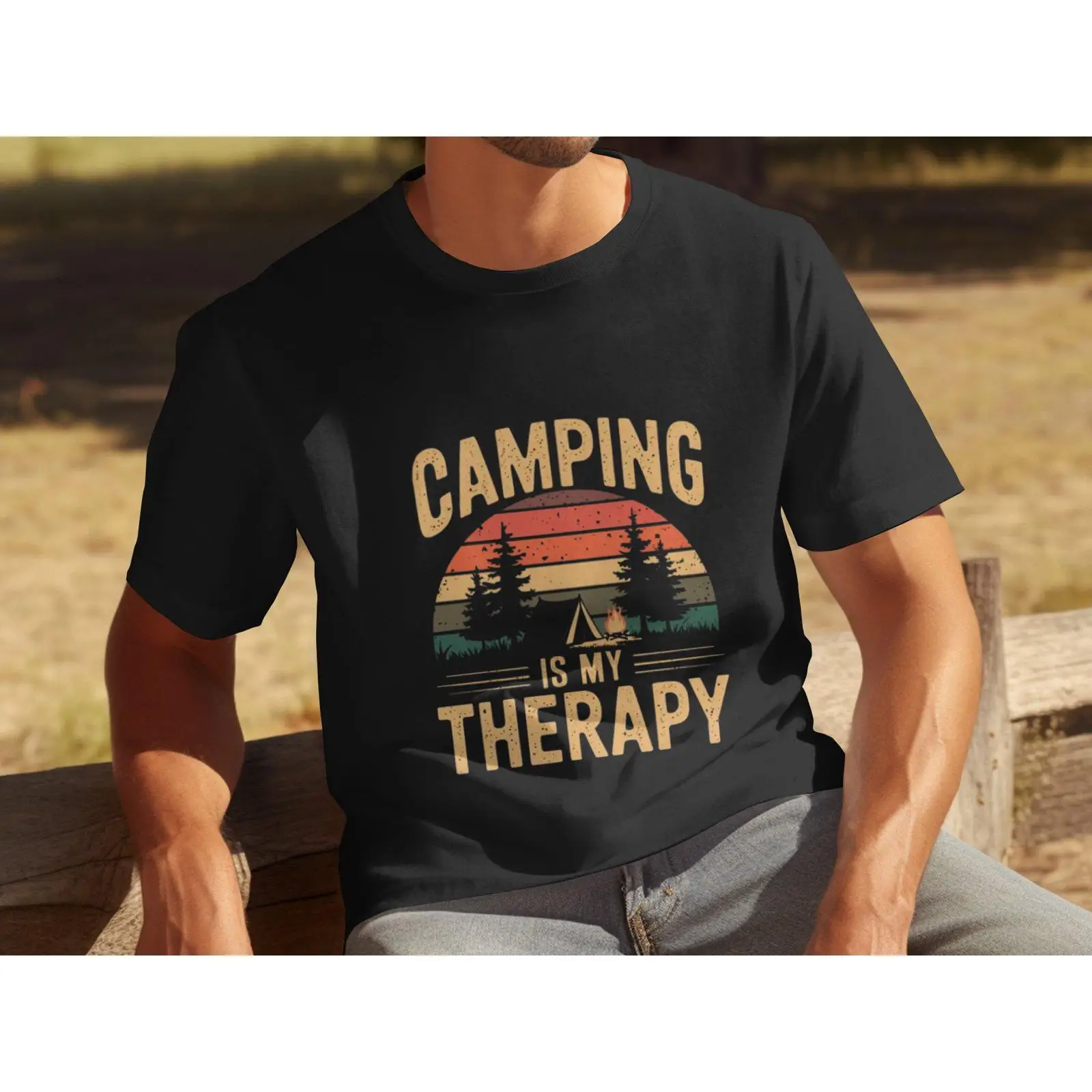 Men's Camping Is My Therapy Re – обзор и цена Outdoor Adventure Therapy