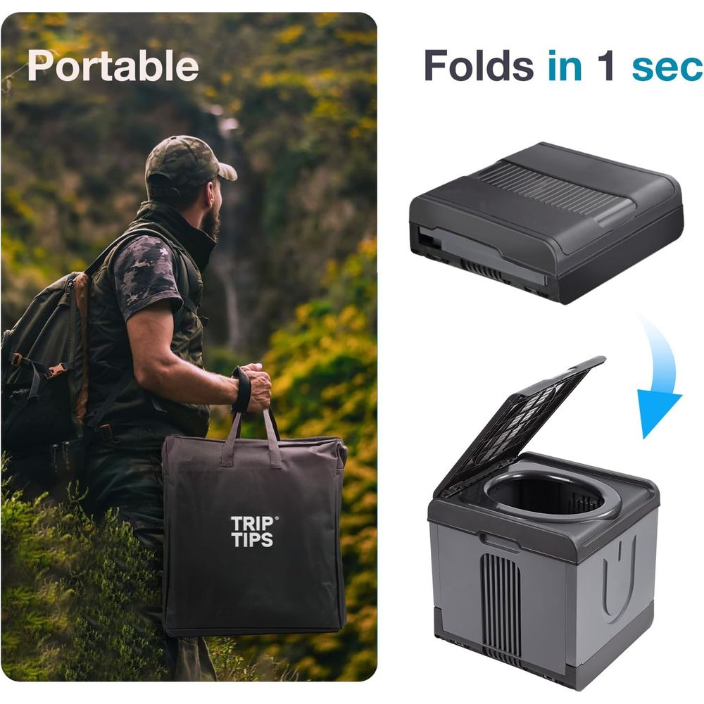 Portable Travel Toilet for Out – обзор и цена Outdoor Adventure And Travel