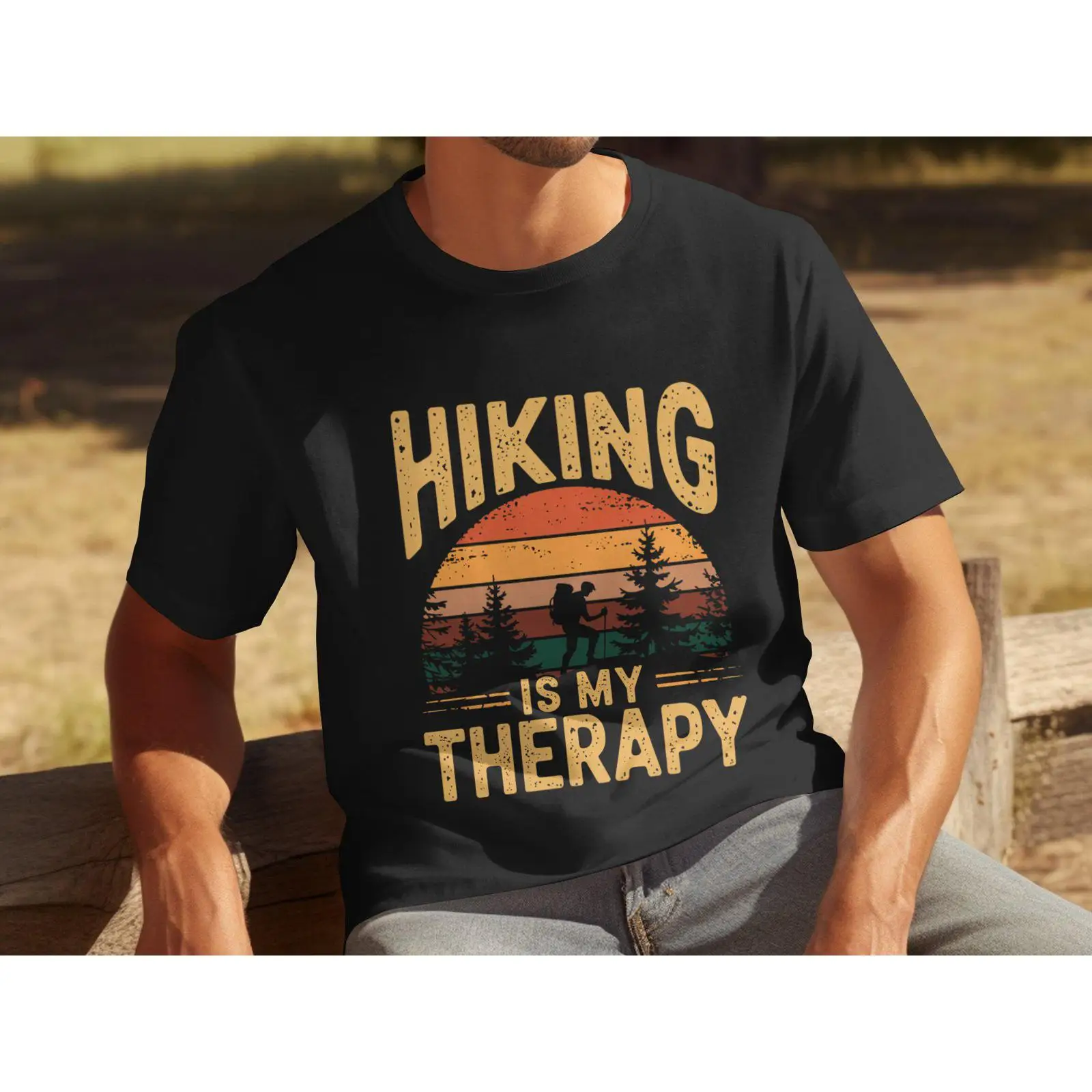 Men's Hiking Is My Therapy Vin – обзор и цена Outdoor Adventure Therapy
