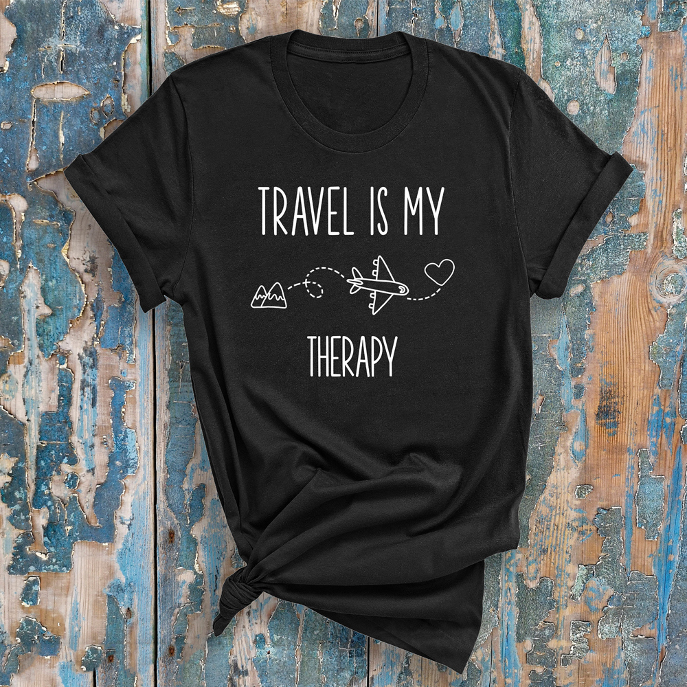 Travel Is My Therapy T-shirt C – обзор и цена Outdoor Adventure Therapy