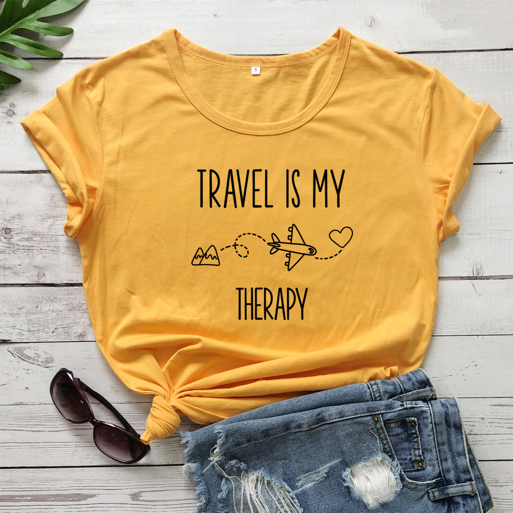 Travel Is My Therapy T-shirt C – обзор и цена Outdoor Adventure Therapy